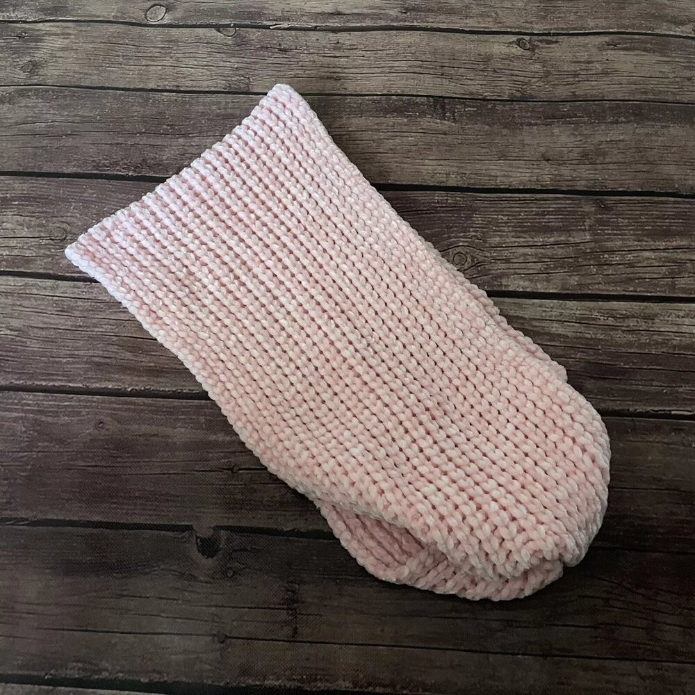 Girl’s Justice Pink Chunky Knit Infinity Scarf